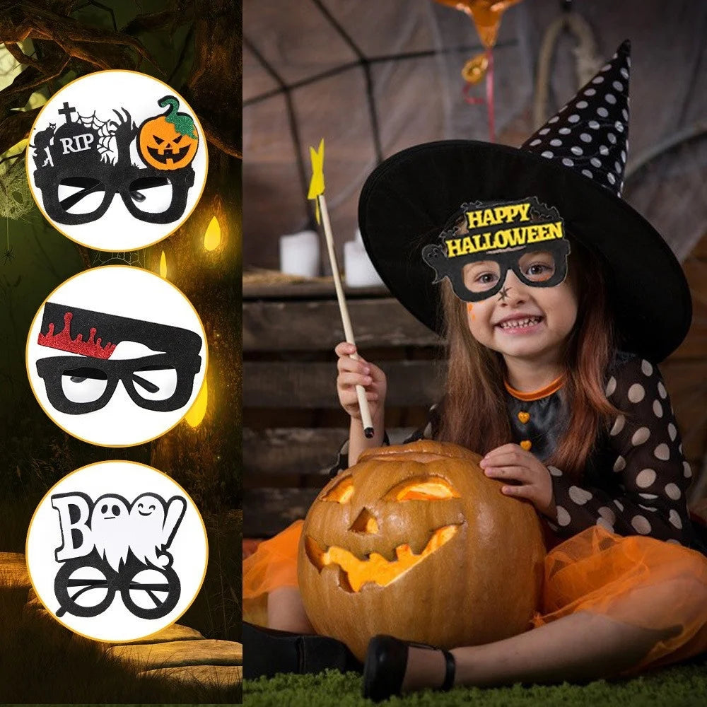 Halloween Funny Glasses – Pumpkin Skull Ghost Party Props