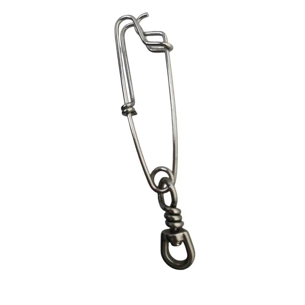 2PCS Stainless Steel Tuna Fishing Clip Snap with B.L Swivel for Spearfishing Long Line Fishing Accessories Fishing Tools Oasis Select
