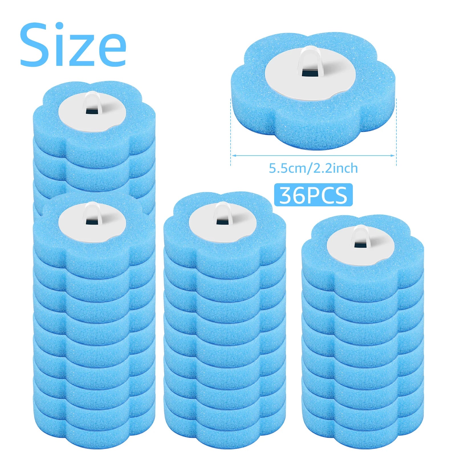 New Toilet Brush Disposable Replacement Head Cleaning Kit With Lengthened Handle Auto Lid Opening Toilet Bowl Cleaner Pad Kit Oasis Select 36 Blue Brush Head