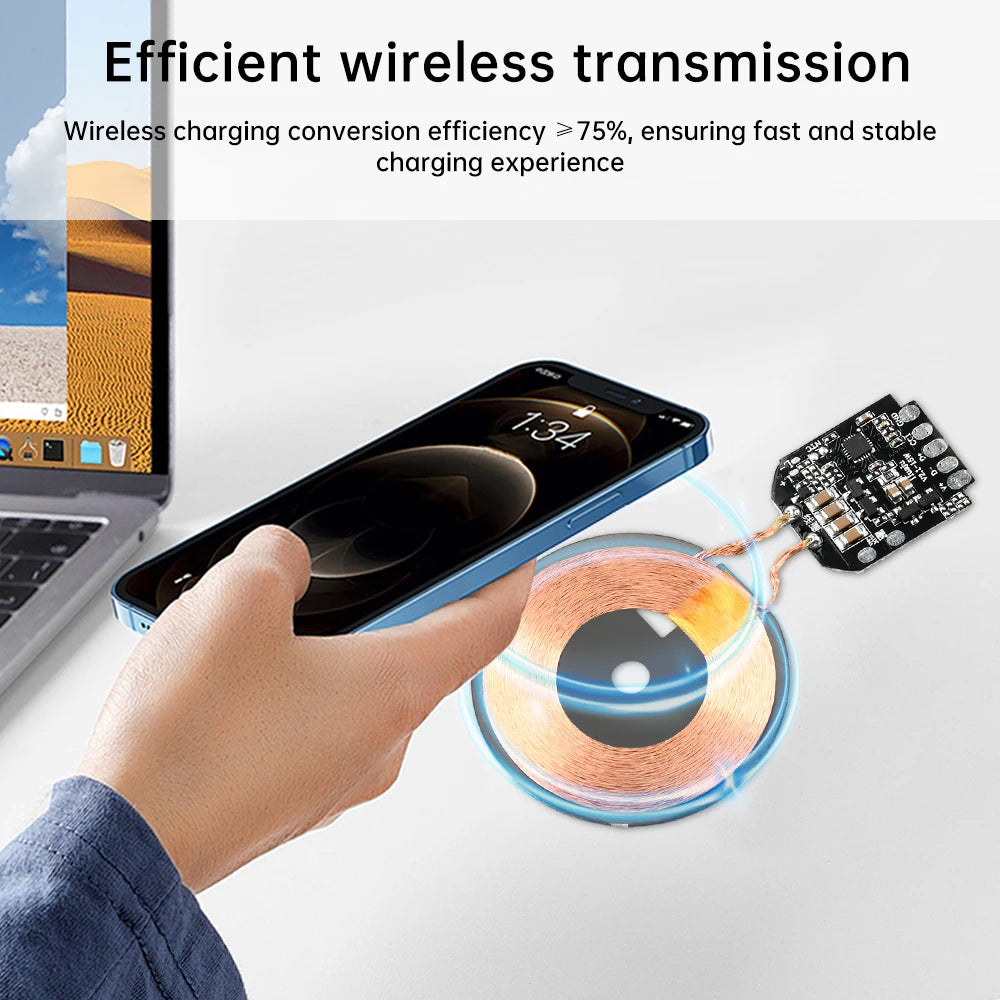 15W Wireless Charging Module Transmitter PCBA Wireless Charger Motherboard Magnetic Wireless Charging Motherboard + Coil Oasis Select