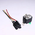 Durable 24V 4/5 Pin Car Relay; Pre-wired Sockets; Socket Base with Wires/Fuse; 30A Amp SPST Waterproof Accessories Oasis Select A2