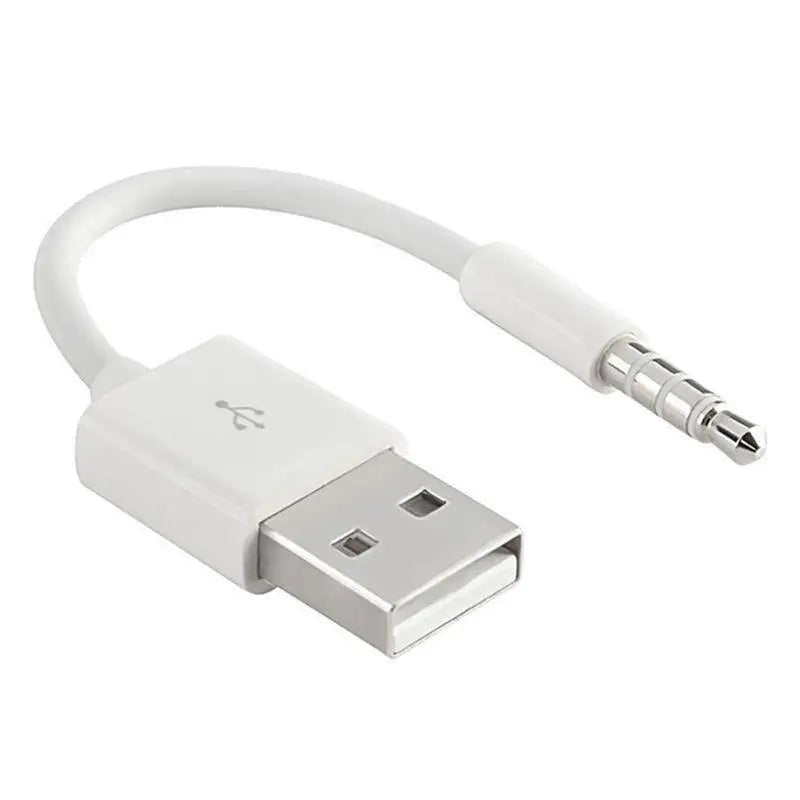 Charger Data USB 3.5mm Sync Audio Cable For IPod Shuffle 3rd 4th MP3 Player 7th 6th 5th 1st Gen Accessories Oasis Select 1pcs