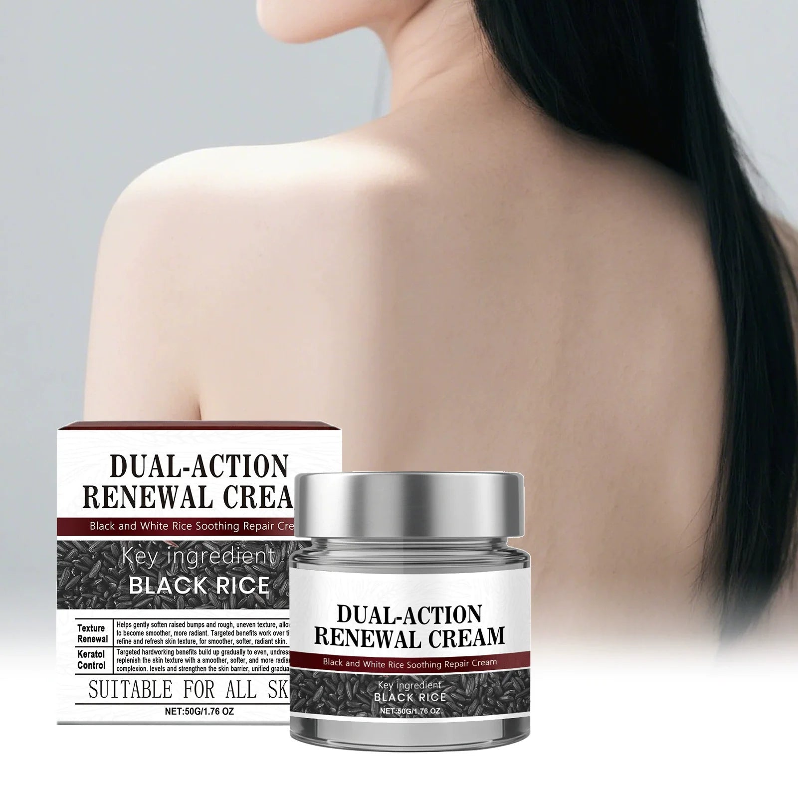 Black Rice Moisturizing Cream – Hydrate, Soothe & Repair Skin Face Moisturizer Cream Oasis Select