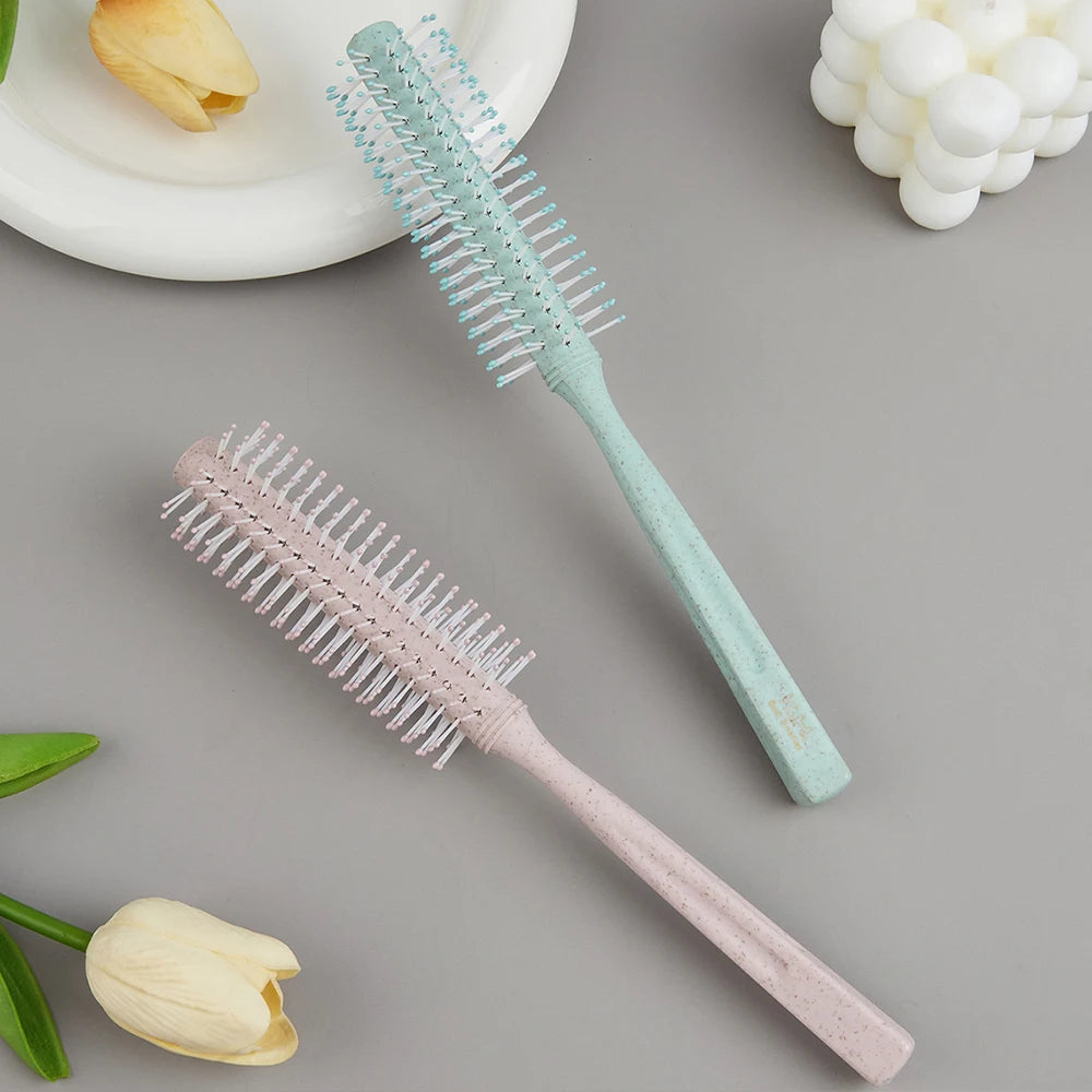 Round Rolling Curling Brush – Anti-Static Wet & Dry Hair Comb Round Curling Brush Oasis Select