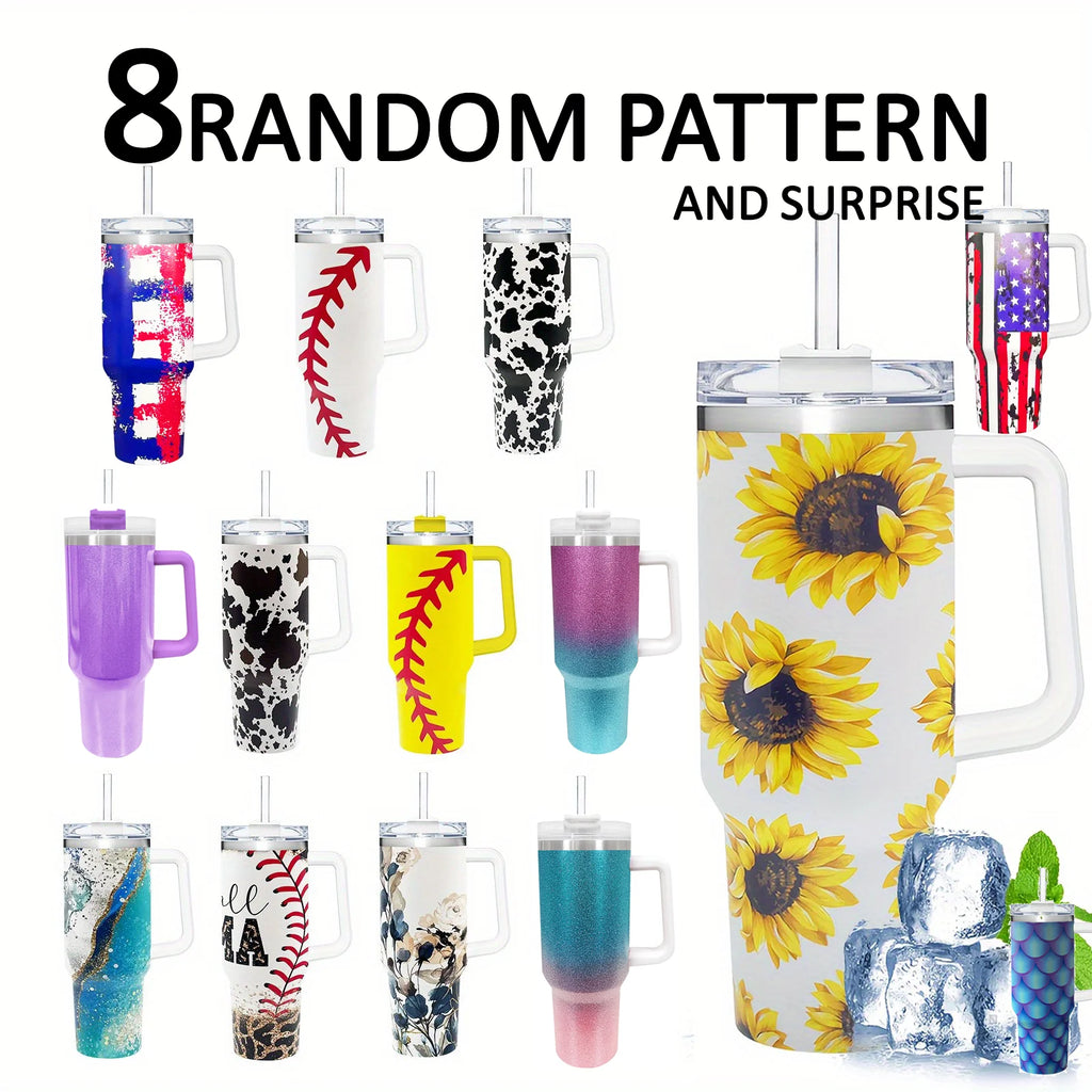 40oz Tumbler Vacuum Insulated Thermos Custom Travel Cup Stainless Steel Water Bottle Coffee Mugs With Handle Outdoor Drinkware Oasis Select And surprise 1-1.5L