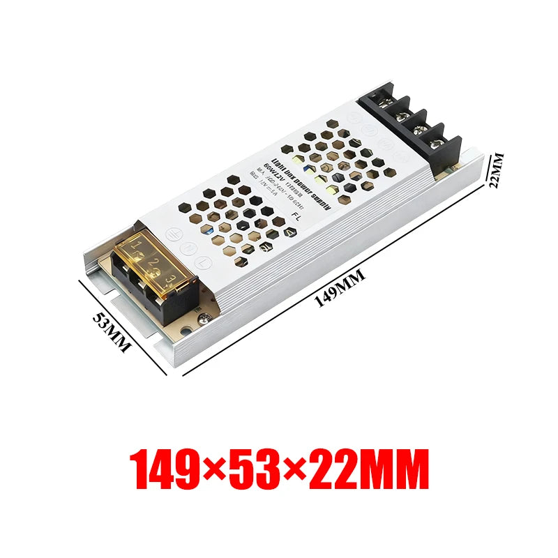 LED Power Supply DC 12V 24V Transformer AC 220V TO DC 12V 24V Power Supply 60W 100W 150W 200W 300W 400W For LED Strip Lamp Bar Oasis Select 60W 12V