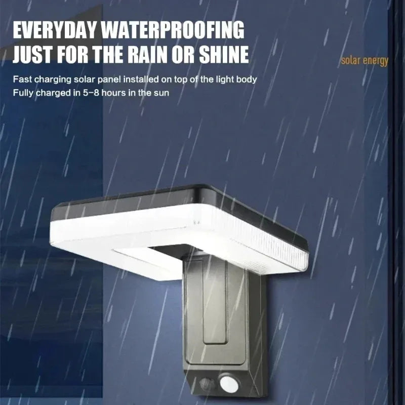 Foldable LED 120° Solar Light Outdoor Wall Lamp Waterproof Spotlights Lamp Motion Sensor Solar 3 Modes Street Light Garden Decor Oasis Select