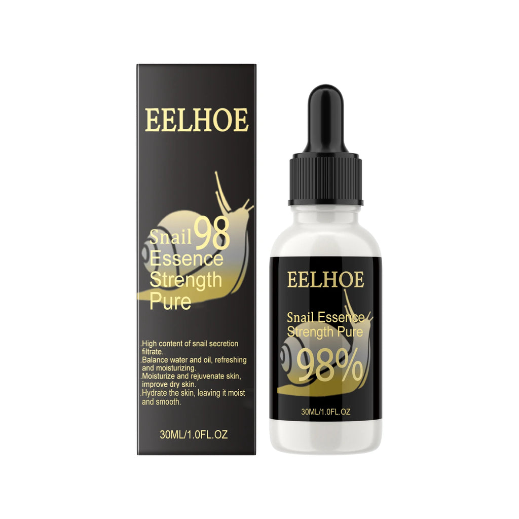 Snail Essence Serum – Anti-Wrinkle, Pore Refining & Hydrating Face Serum Oasis Select 30ml Boxed