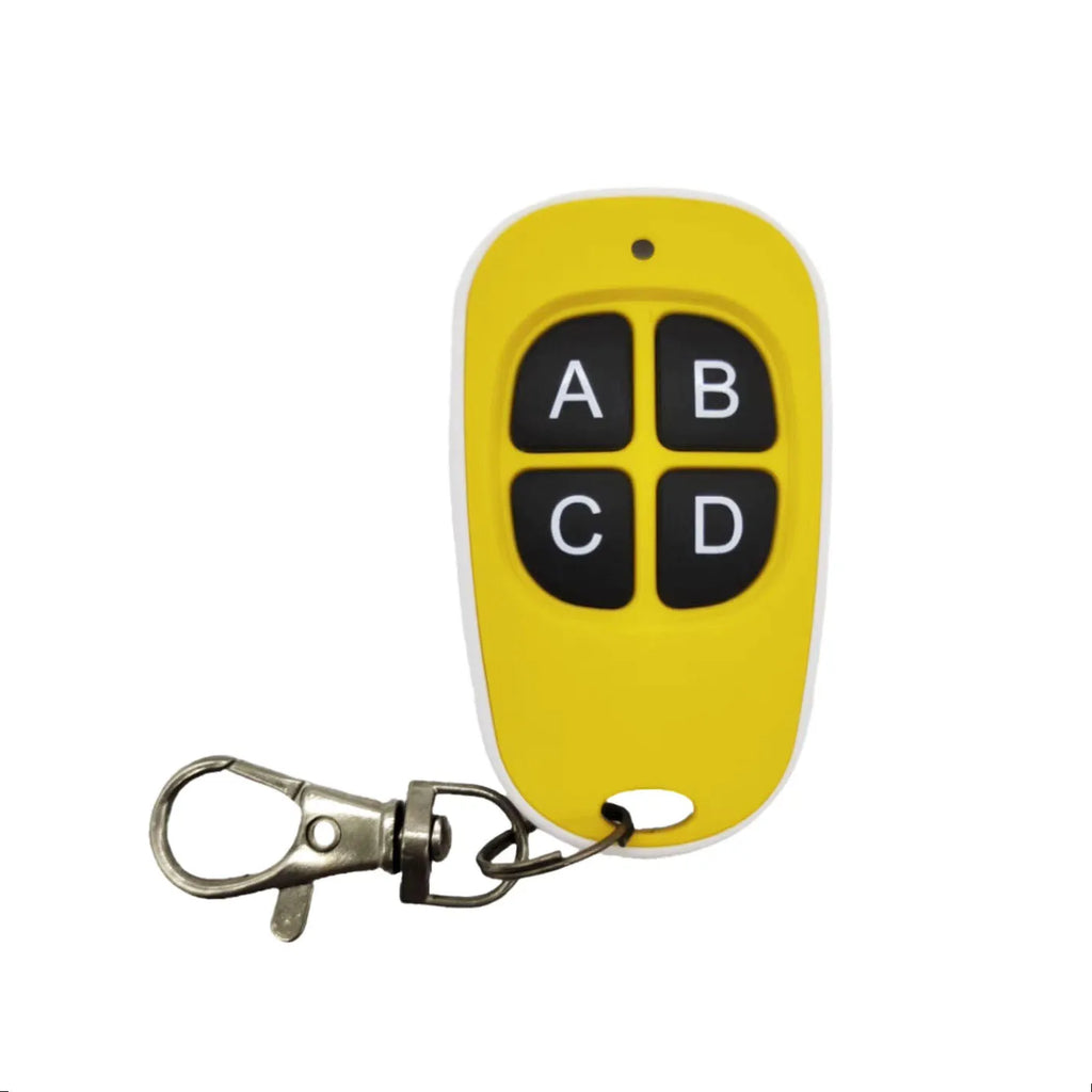 Wireless RF 433mhz Remote Control Copy Code Garage Door Gate Duplicator 433.92 Mhz Key Remote Opener Oasis Select YELLOW
