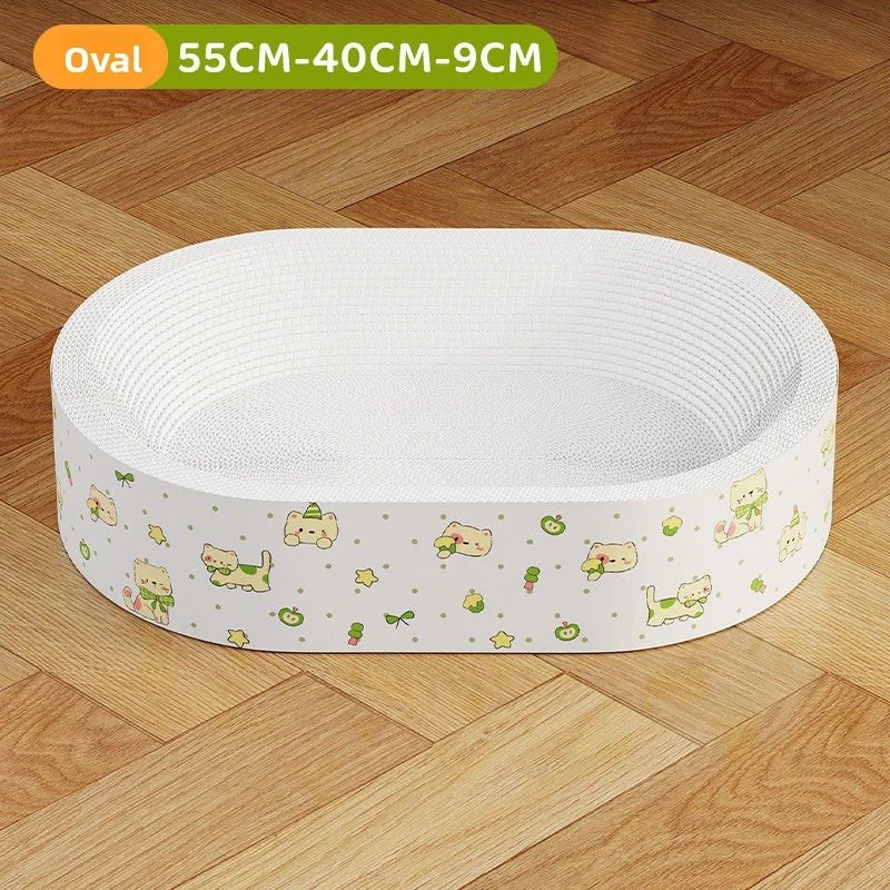 Cat scratch board, super large cat bed integrated, wear-resistant, scratch resistant, non shedding, universal toy for all season Oasis Select C