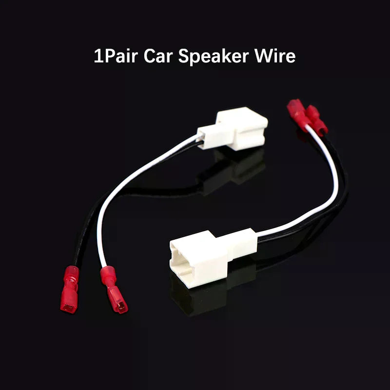 1Pair Car Tweeter Dash Front Speaker Wire Harness Adapter Cable Connector Wiring Cable For Nissan Renault Series Speaker Oasis Select