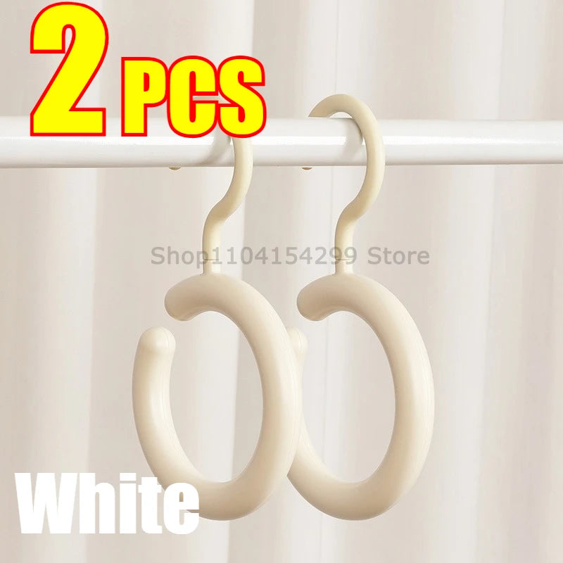 Hat Storage Clothes Hanger Invisible Luxury Multi-Function Hook Home Use New 2025 Plastic Coat Hanger Nordic Sle Adult Closet Oasis Select WHITE2
