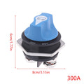 Car Battery Race Rally Switch 50 100 200 300A Blue Battery Disconnector Isolator Cut Off Switch Kit For RV Motorcycle Truck Boat Oasis Select 300A