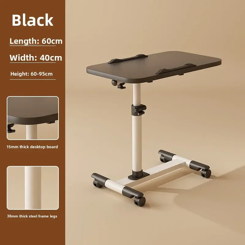 Multi-functional Household GoodsMovable Lifting Bedside Table, Living Room Sofa Side, Home Bedroom Computer Table Oasis Select Black E