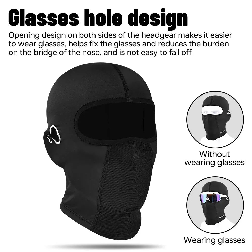 PHMAX Motorcycle Riding Mask UV Protection Breathable Full Face Mask MTB Road Bike Sweat Dust Balaclava Mask Bicycle Headwear Oasis Select