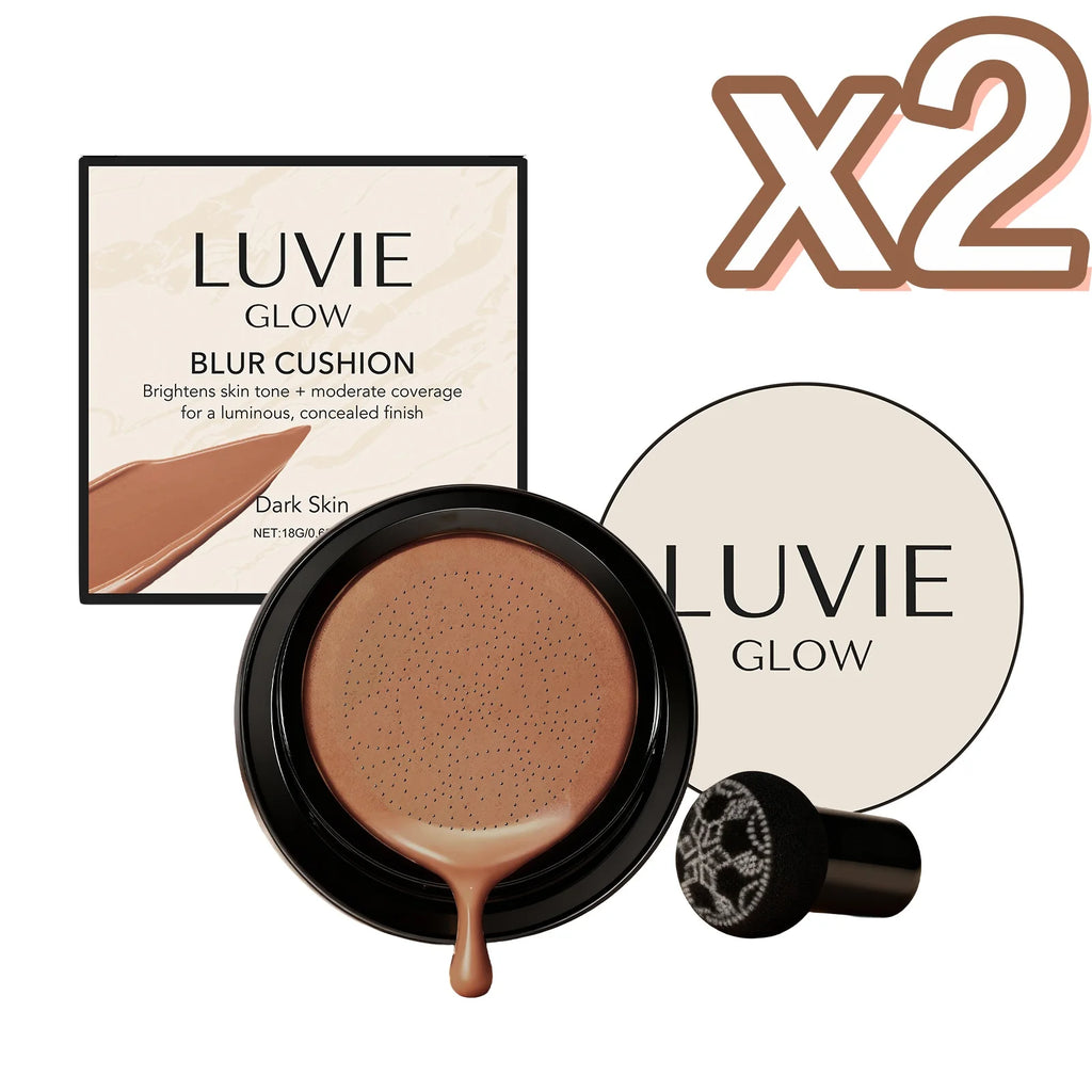 Air Cushion Foundation – Oil Control, Sweatproof & Brightening Air Cushion Foundation Oasis Select Dark Skin Tone x 2