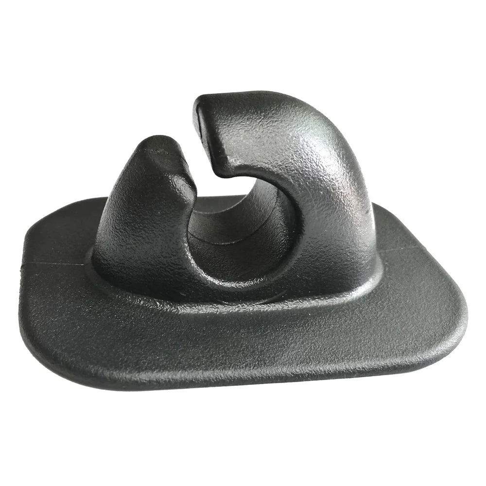 2pc Inflatable Boat Rowing Pole Paddle Clips Holder PVC Mount Patch Dinghy Kayak Canoeing Rafting Round Single Hole Rope Buckle Oasis Select