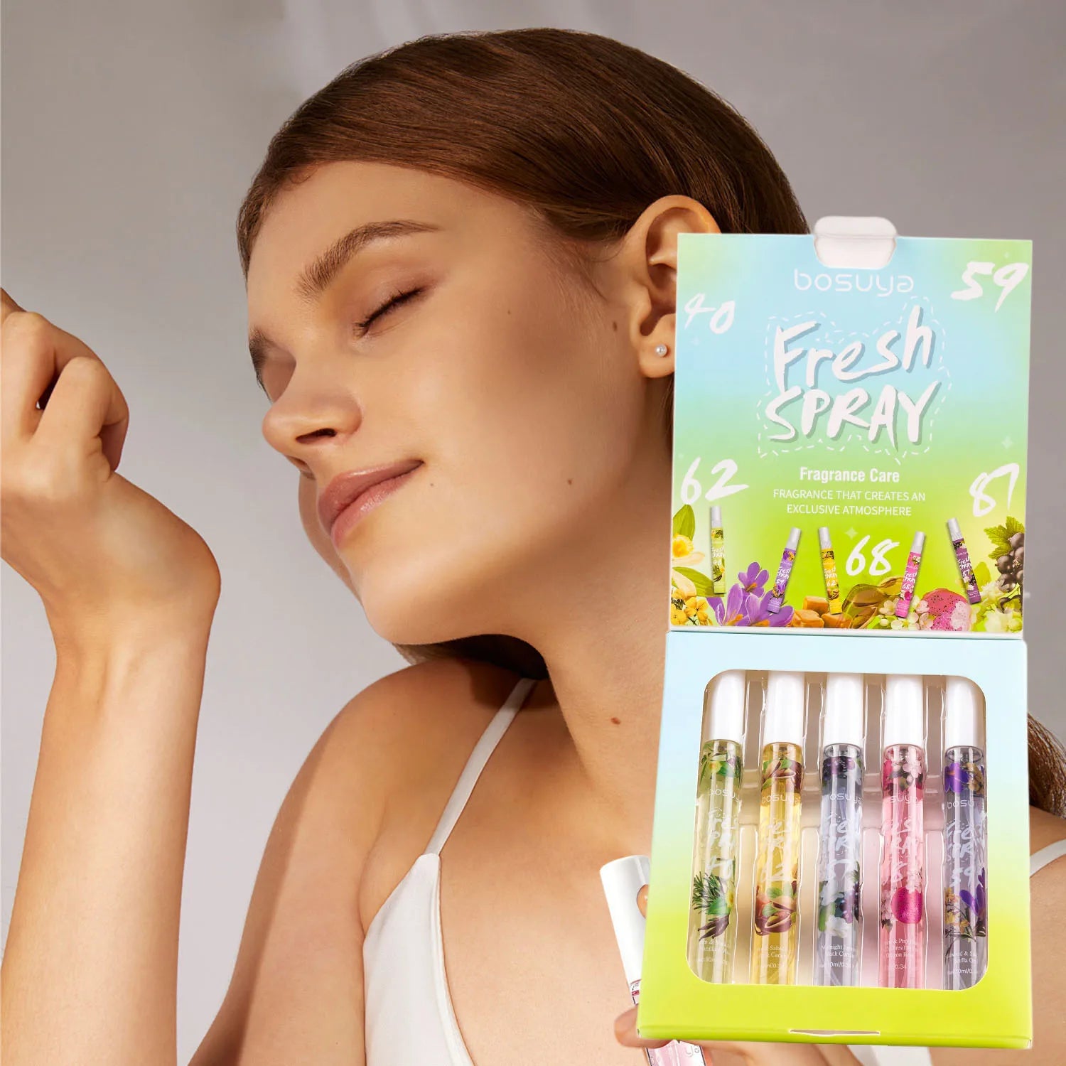 5-Piece Floral & Fruity Perfume Gift Set – Alcohol Free, Unisex Perfume Gift Set Oasis Select 5pcs
