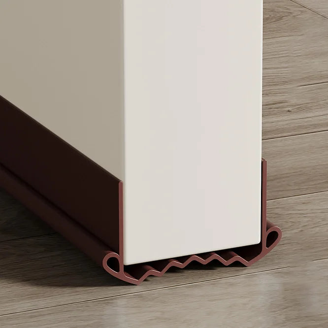 Adjustable Door Bottom Seal Strip Weather Strip Under Door Draft Stopper Thicker Anti-Cold Gap Blocker Sealing Weather Strip Oasis Select Brown
