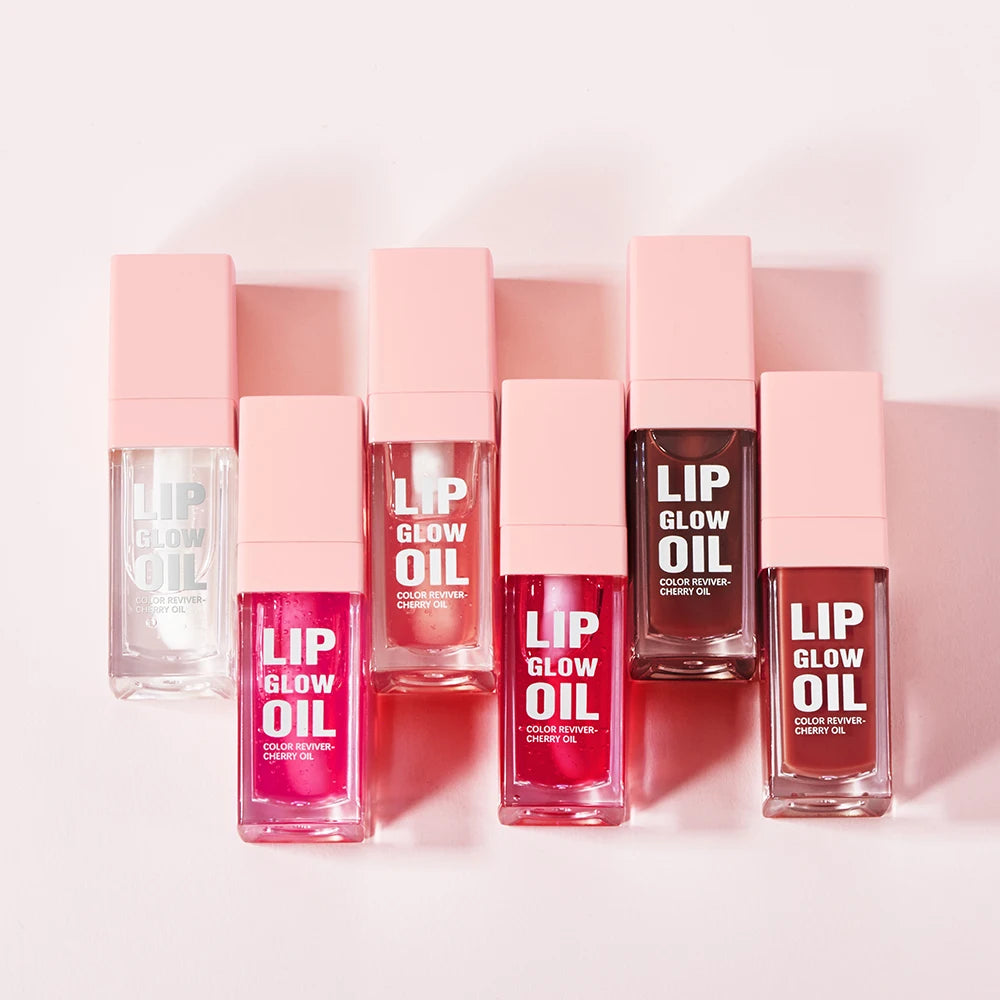 Lip Glow Oil Jelly Lip Gloss Set Long Lasting Permanent Lipstick Woman Tint for Lips Stick Free Shipping Lipgloss Glosses Stain Oasis Select