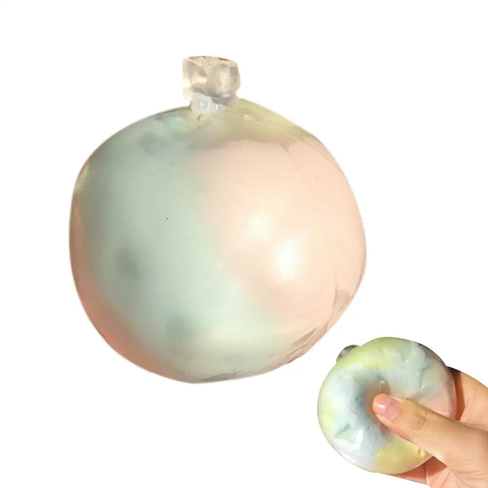 Matcha Mint Chocolate Handmade Ball Anti Stress Squeeze Sensory Fidget Toy Cracking Wax Ball Soft Decompression Toys 1pcs Oasis Select Rainbow color