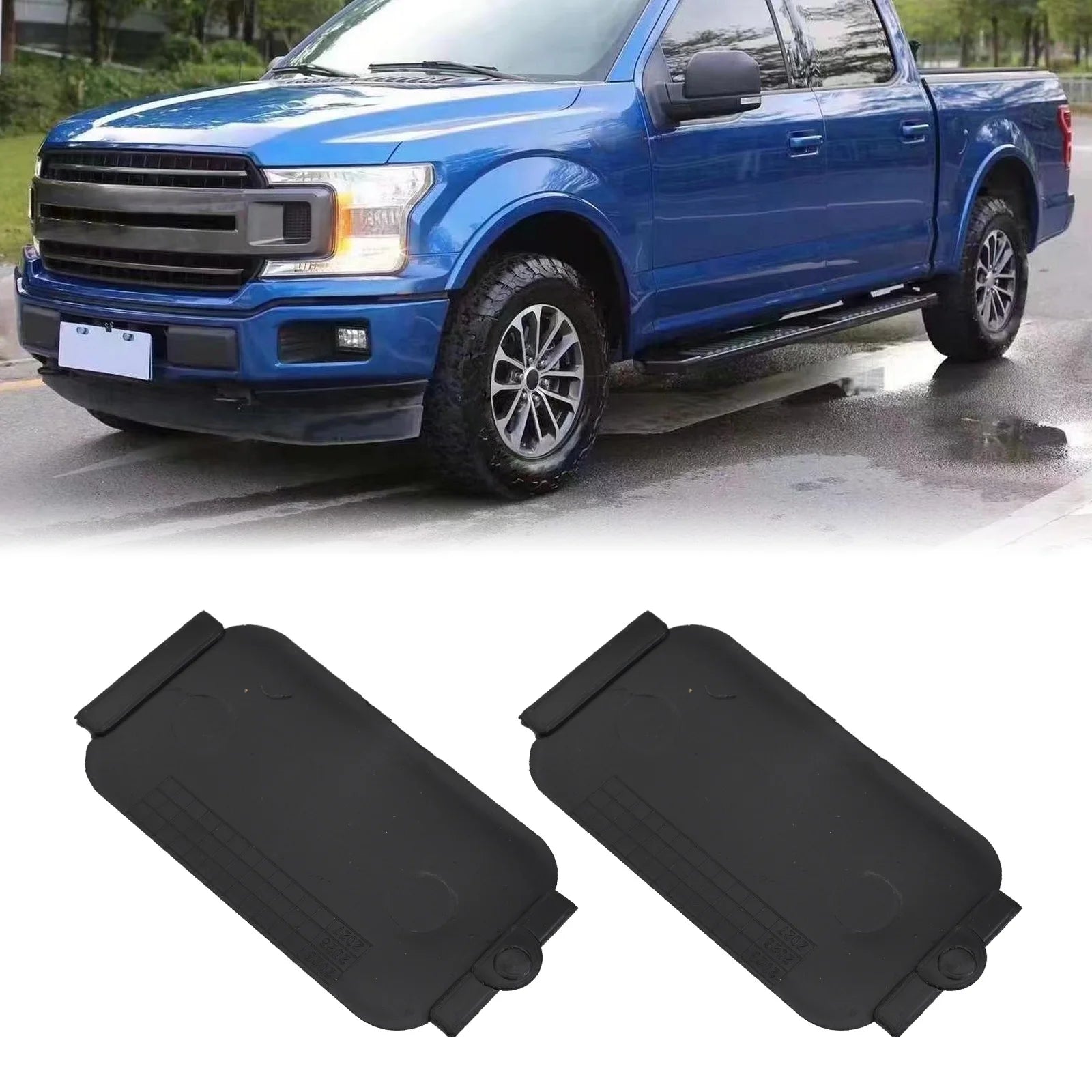 Bed Rail Cap Plastic Inserts 2 Pieces for Ford F150 2015 2023 and Super Duty F250 F350 2017 2023 Truck Bed Rails Oasis Select