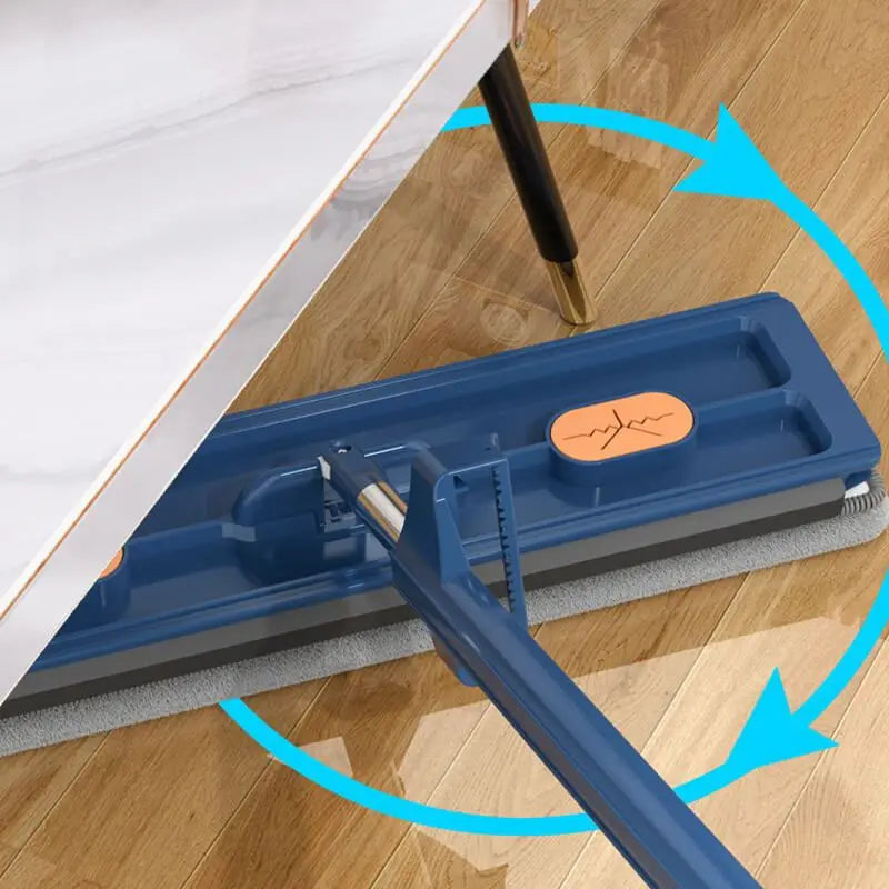 42cm Flat Mop No need to hand-wash floor squeeze mop Lazy Mop Absorbent Flat Mop Wet & Dry Absorbent Mop Cleaning Tools Oasis Select