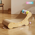 Pet Cat Scratching Board Boat Shaker Color Ball Grinding Claw Rest Cat Furniture Oasis Select D