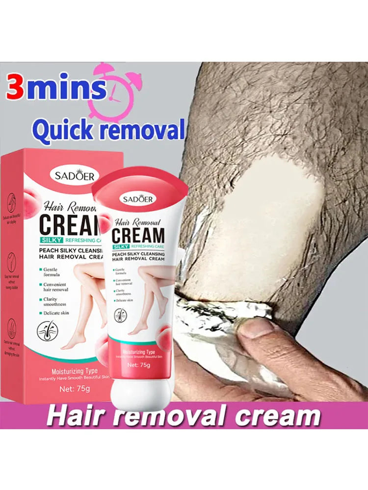 SADOER 3-Min Hair Removal Cream | Face, Body & Intimate Areas Hair Removal Cream Oasis Select 1pc