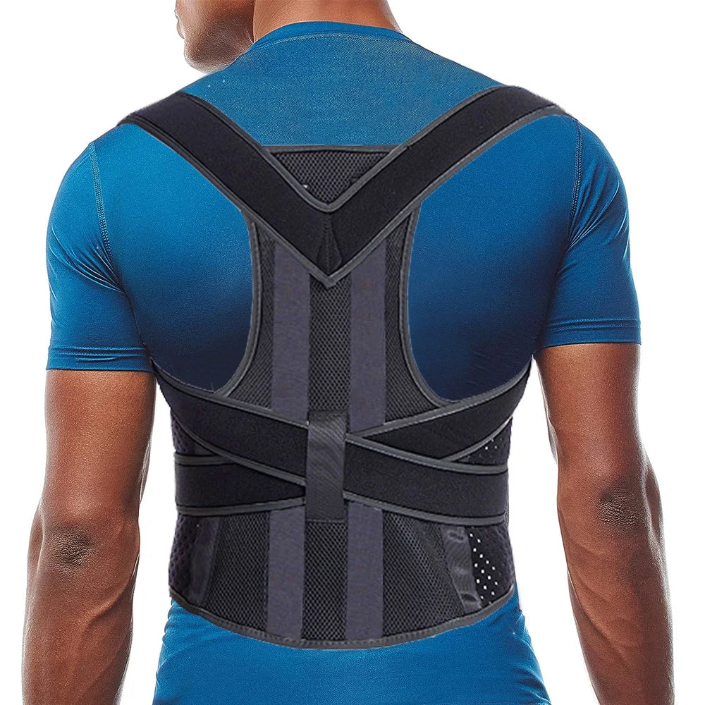 Back Brace Posture Corrector for Men Women Back Lumbar Shoulder Posture Support Pain Relief Muscle Memory Support Straightener Oasis Select M