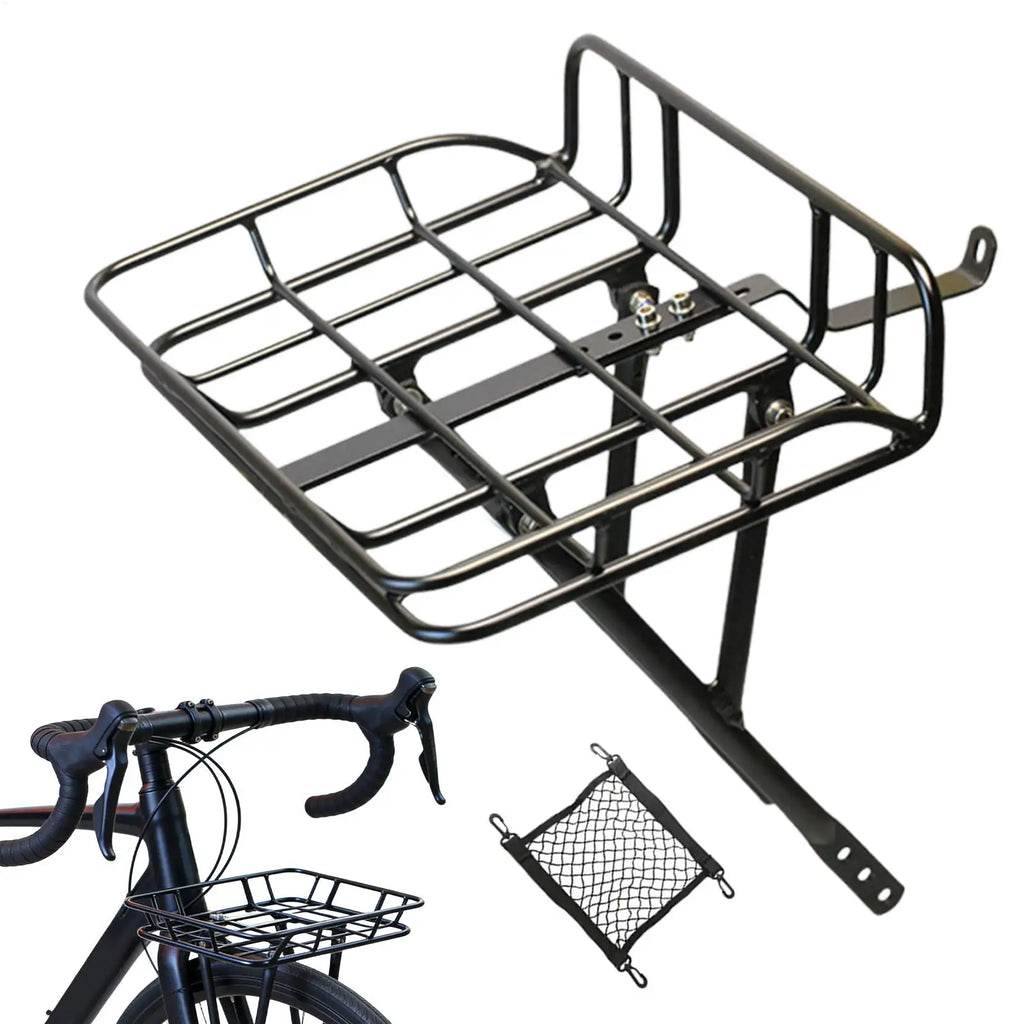 Bike Rack for Bike Lightweight Bracket Luggage Holder Large Front Bicycle Basket for Biking Cycling Touring Delivery Travel Oasis Select