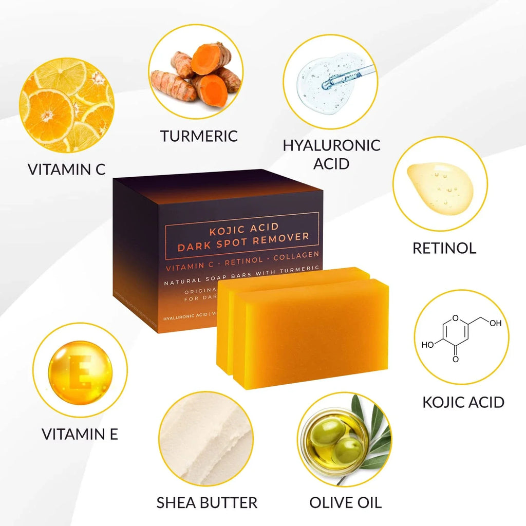 Kojic Acid Brightening Soap – Dark Spot Remover & Cleanser