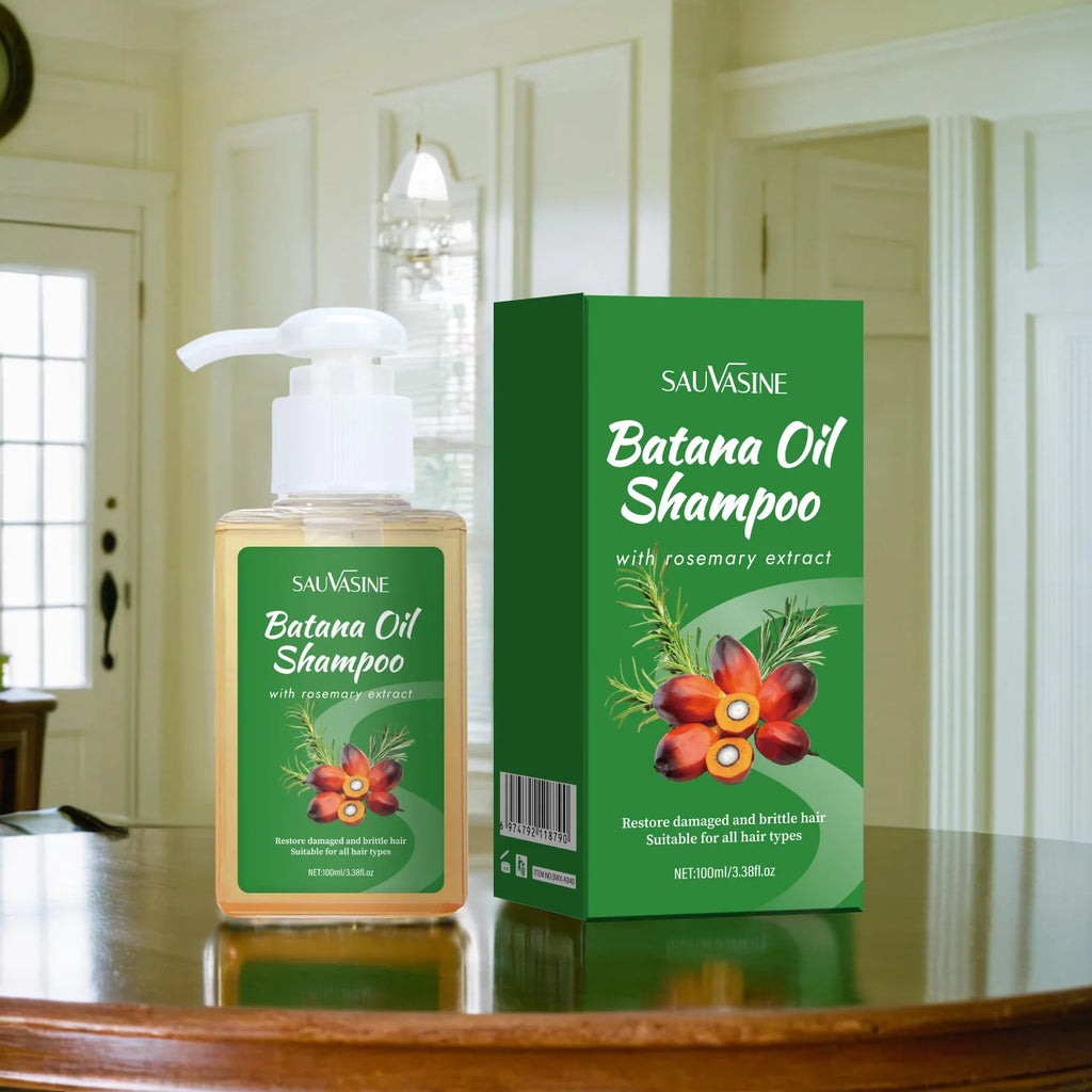120g Batana Oil Shampoo & Conditioner Set Strengthens Hair Roots Repairs damaged Hair Deeply Nourishment Smooth Hair Conditioner Oasis Select