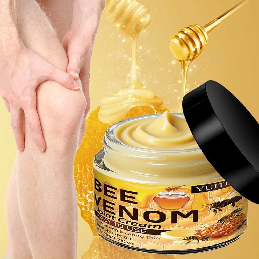 Bee Venom Joint Cream 120g - Moisturizes & Cares for All Joints & Skin, Light, Fast Absorption & Non-Sticky, Multi-Part Use Oasis Select Default Title