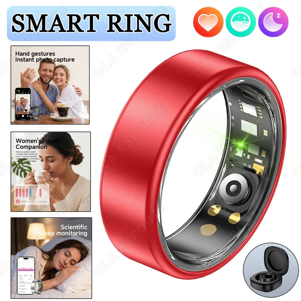 Smart Ring Heart Rate SpO₂ Sleep Tracker | IP68 Unisex