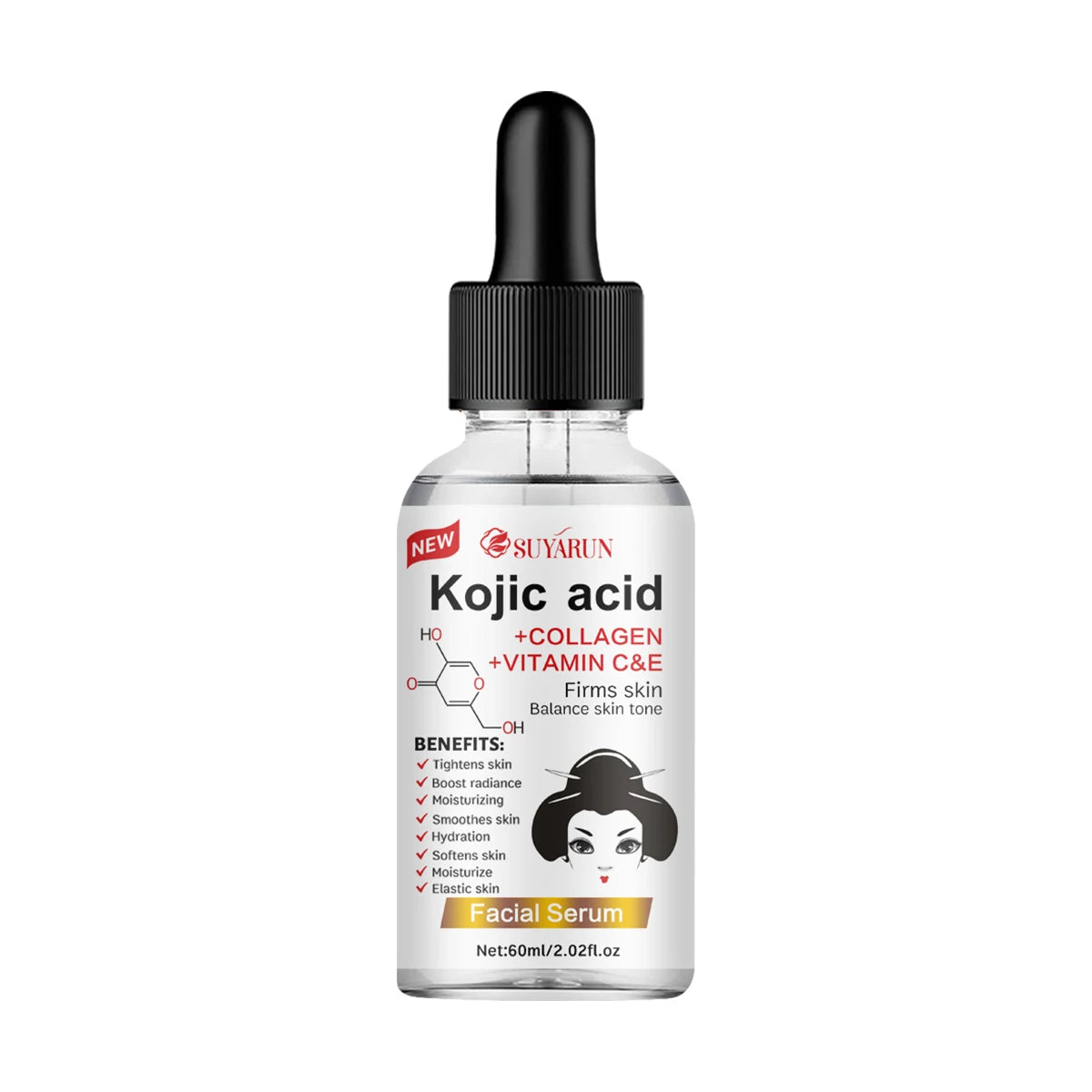 SUYARUN Propolis Vitamin E & Kojic Acid Brightening Face Serum Brightening Face Serum Oasis Select 60ml