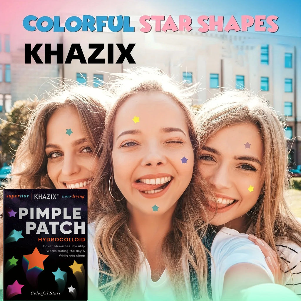 1400 Pcs Star Hydrocolloid Pimple Patches – Multi-Color Concealer Hydrocolloid Pimple Patches Oasis Select