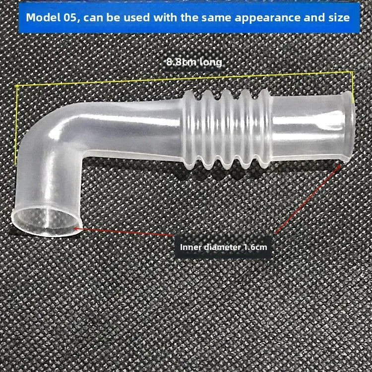 Fireproof Gas Water Heater Stainless Steel 60-150mm Aluminum Strong Universal Exhaust Car Intake Pipe Extension Tube Length Oasis Select 05