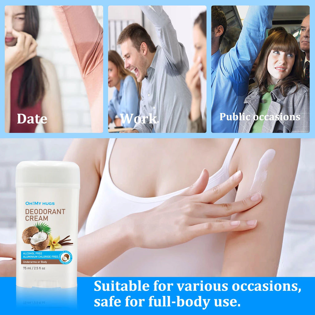 YURHERSU Coconut Deodorant Cream – Fresh, Unisex, CPNP Deodorant Cream Oasis Select
