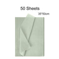 50 Sheets Sage Green Tissue Papers Light Green Wrapping Paper Solid Color Tissue Paper Gift Wrapping Paper Oasis Select 35x50cm-50 Sheets