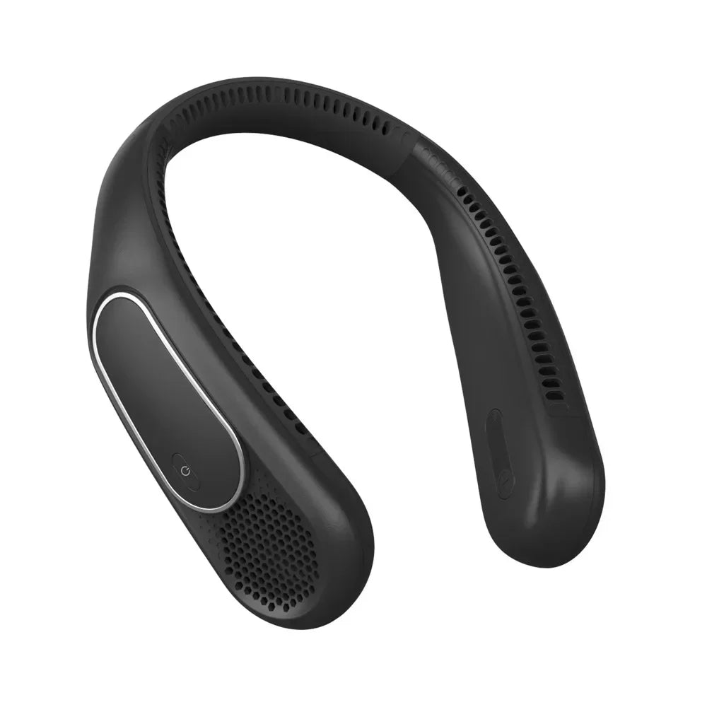URGGU Neck Fan – 3-Speed Wearable Bladeless Cooling Fan