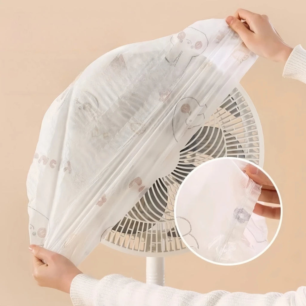 Multifunctional Disposable Dust Cover Luggage Air Conditioning Dustproof Cover Cartoon Pattern Home Fan Appliances Protect Cover Oasis Select