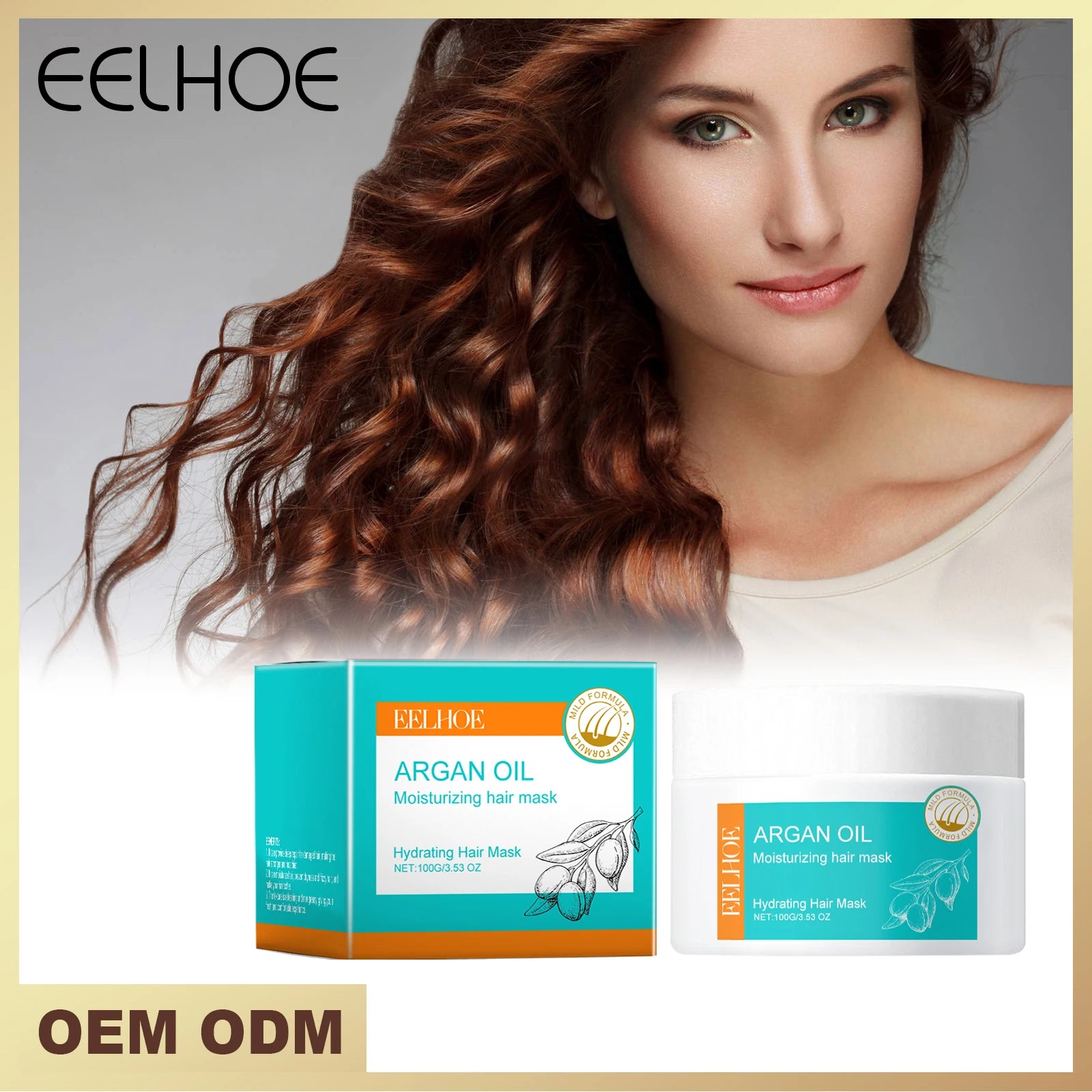 Eelhoe Moroccan Oil Hair Mask – Frizz Control & Deep Moisture