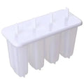 4-Link Old Popsicle Mold With Lid Home Made Homemade Mung Bean Popsicle Homemade Ice Cream Frozen Ice Cream Molds Oasis Select white