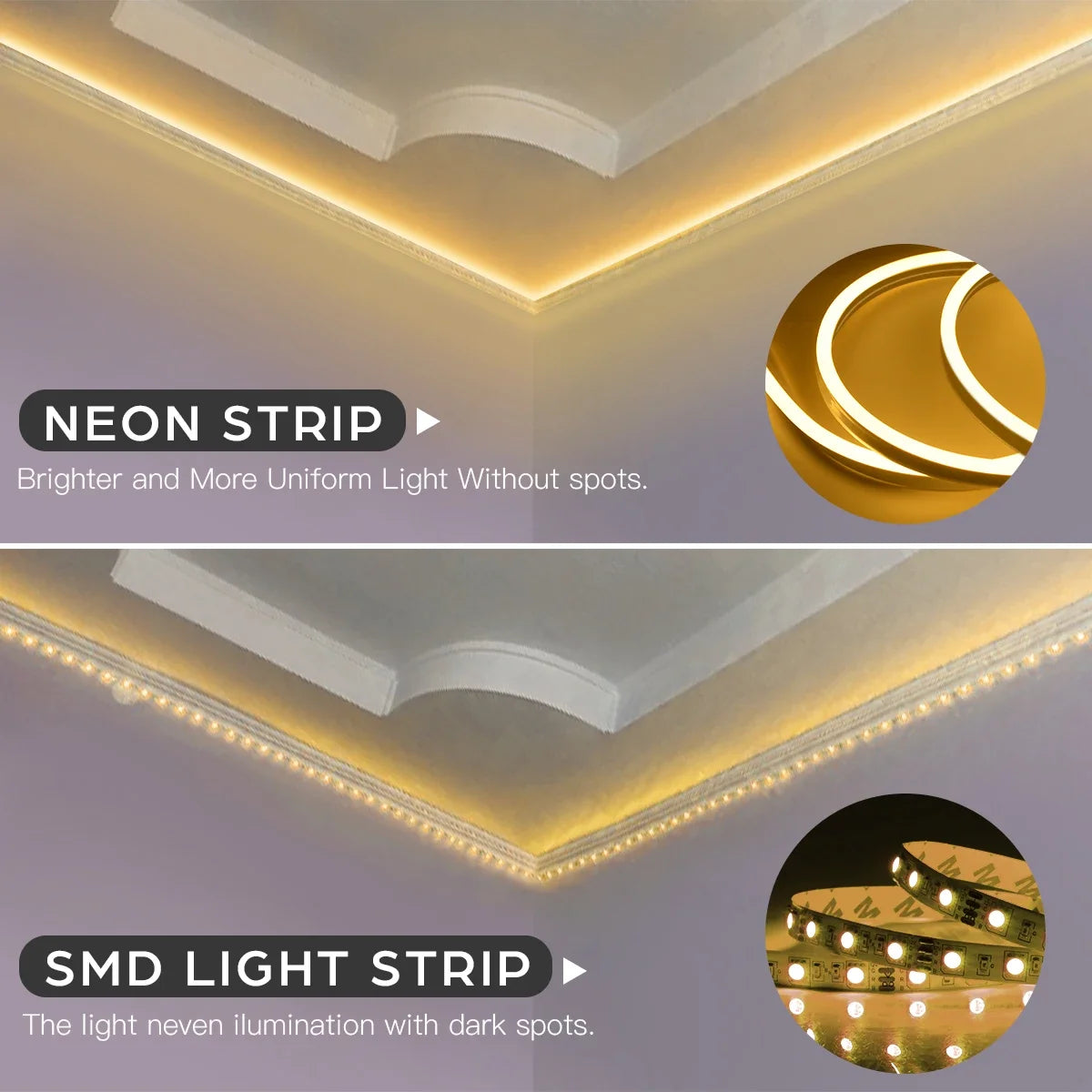 LED Night Light Neon Strip 24V Smart Human Sensor Black Silica Gel Tube Night Motion Induction Lamp for Bedroom Bathroom Stairs Oasis Select
