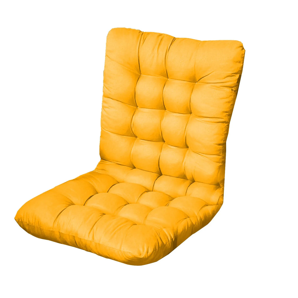 Winter Desk Chair Cushion with Back Support Thickened Good Elasticity And Softness Keep Warm Office Chair Seat Cushion Rocking Oasis Select Earthy Yellow