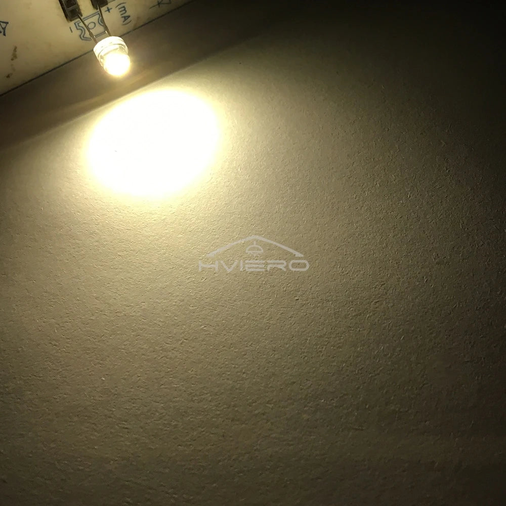 500/1000PCS F5 5mm Straw Hat LED Diodes | Ultra Bright Multi-Color
