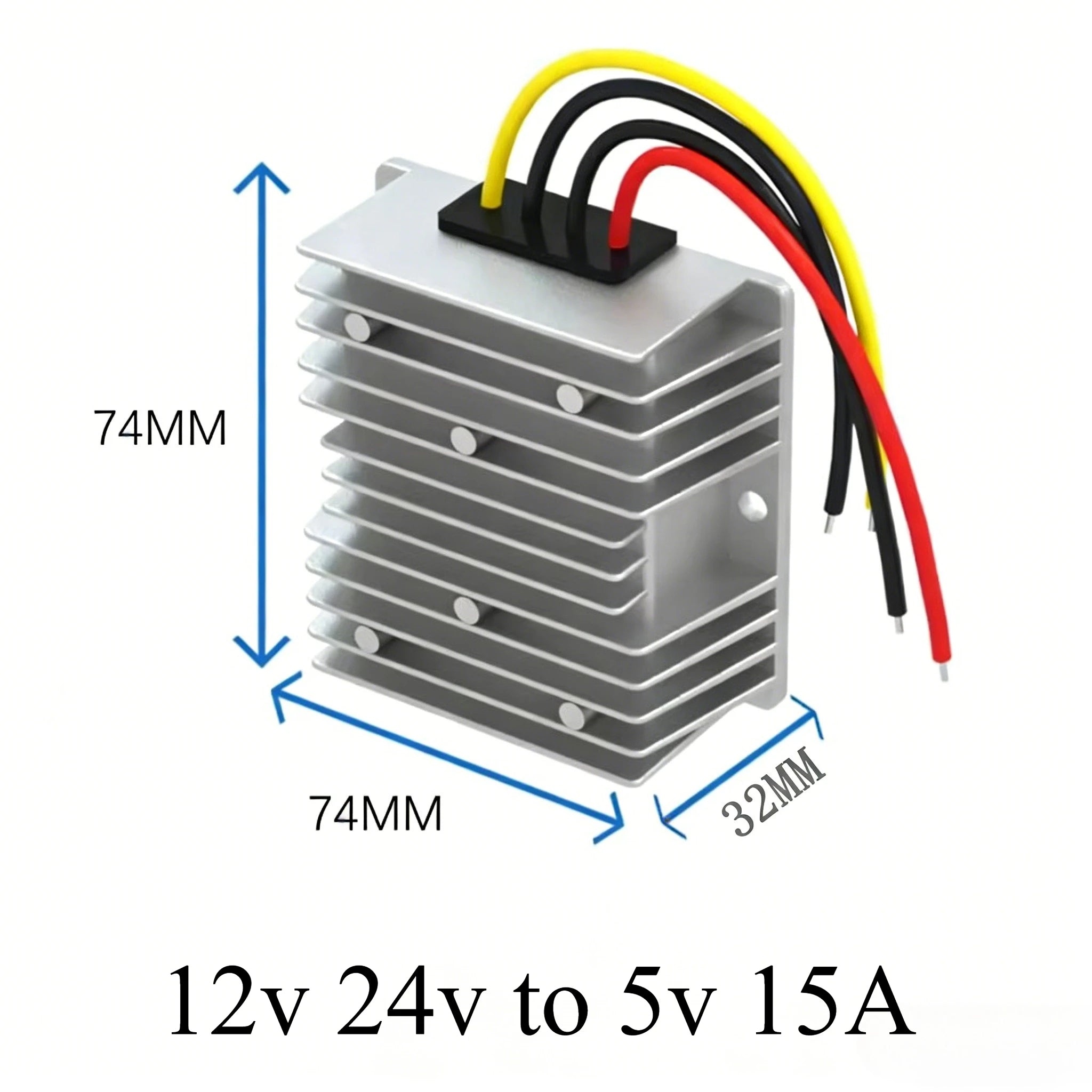 12V 24V to 5V 50A-1A Step Down Voltage Converter Voltage Reducer DC Converter Regulator 12 Volt to 5 Volt Buck Power Supply Oasis Select 12v 24v to 5v 15A 12V 24V 5V|CN