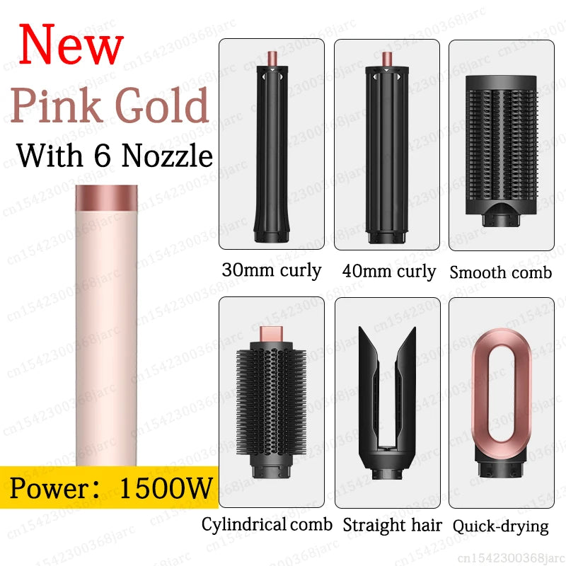 SenCiciMen X9 6-in-1 Hot Air Brush & Auto Curling Iron Styler