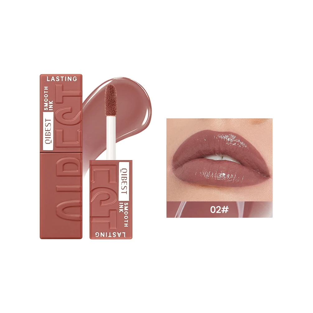 QIBEST Mirror Lip Glaze – Glossy Liquid Lipstick & Lip Tint
